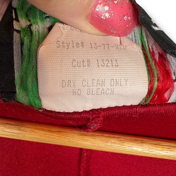 Lip Service Red Velvet Tunic Dress Womens Size 2X Vintage 90s Goth Vamp Ren Fest - Picture 10 of 16